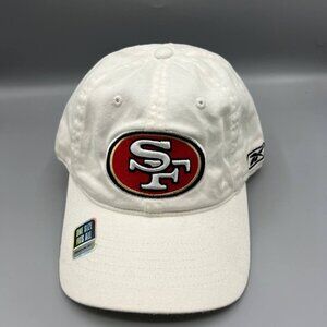 San Francisco Giants Hat Men Medium-Large White Reebok‎ Stretch Fitted Cap M-L